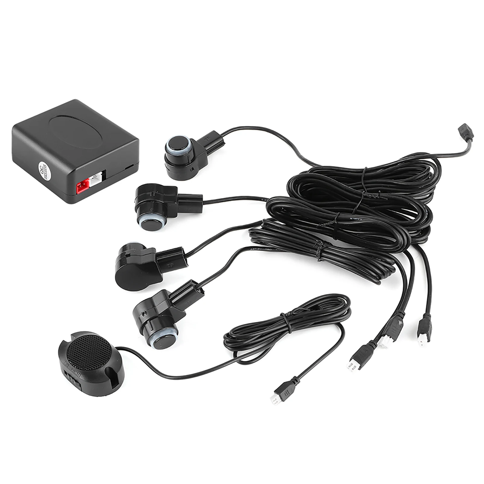 Intelligent Parking Assistance System 4 Sensor Probe Car Auto Reverse Radar 65dB Buzzer Alert Kit Parking Radar System