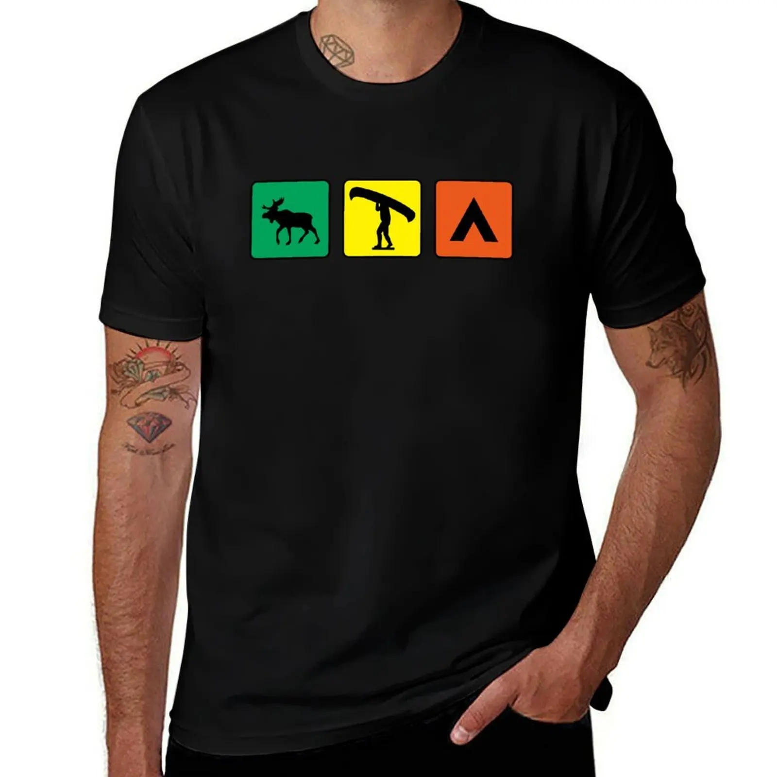 Algonquin Signs T-Shirt man t shirt luxury T-Shirt