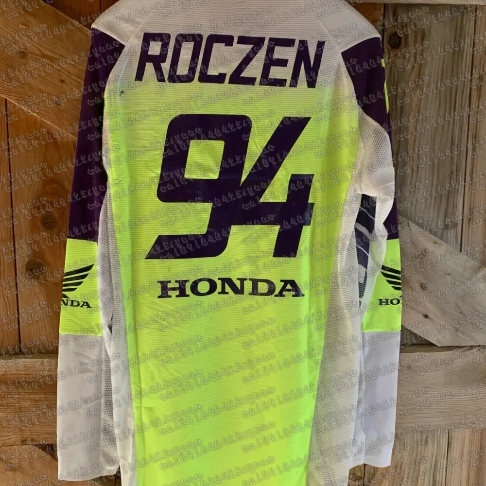 

Лето 2025 года, реплика для мотокросса Roczen 94, Джерси Honda Racing Team Reprint, свободный дышащий быстросохнущий топ с длинными рукавами и 3D принтом