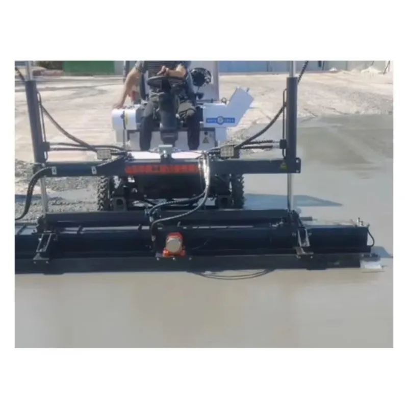 Construction Laser Leveling Machine Automatic Concrete Laser Levelling Screed Machine 2.5M Width Cement Paving Machine for US