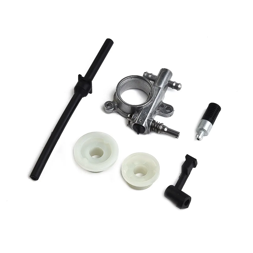 Oil Pump Pipe Hose and Endless Screw Set for 25CC 2500 Chainsaw Units Supporting Routine Service and Lubrication System Checks