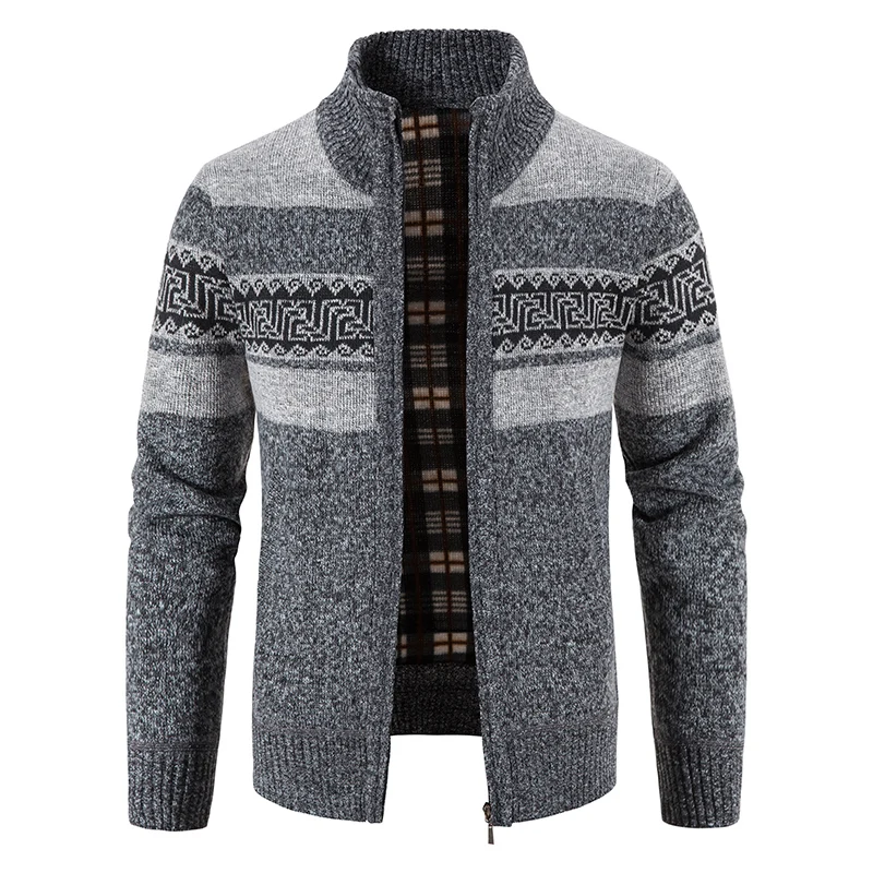 Men Winter Cardigans Knitted Sweaters New Male Thicker Warm Casual Sweatercoats Good Quality Male Slim Sweaters Jackets Size 3XL