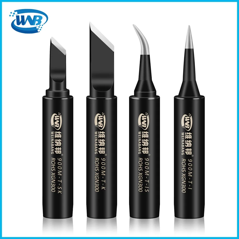 WNB Lead-Free Anti-Static Black Soldering Iron Tip Inside Heat Welding Head BGA Repair Rework Tools For 900M-T Soldering Station