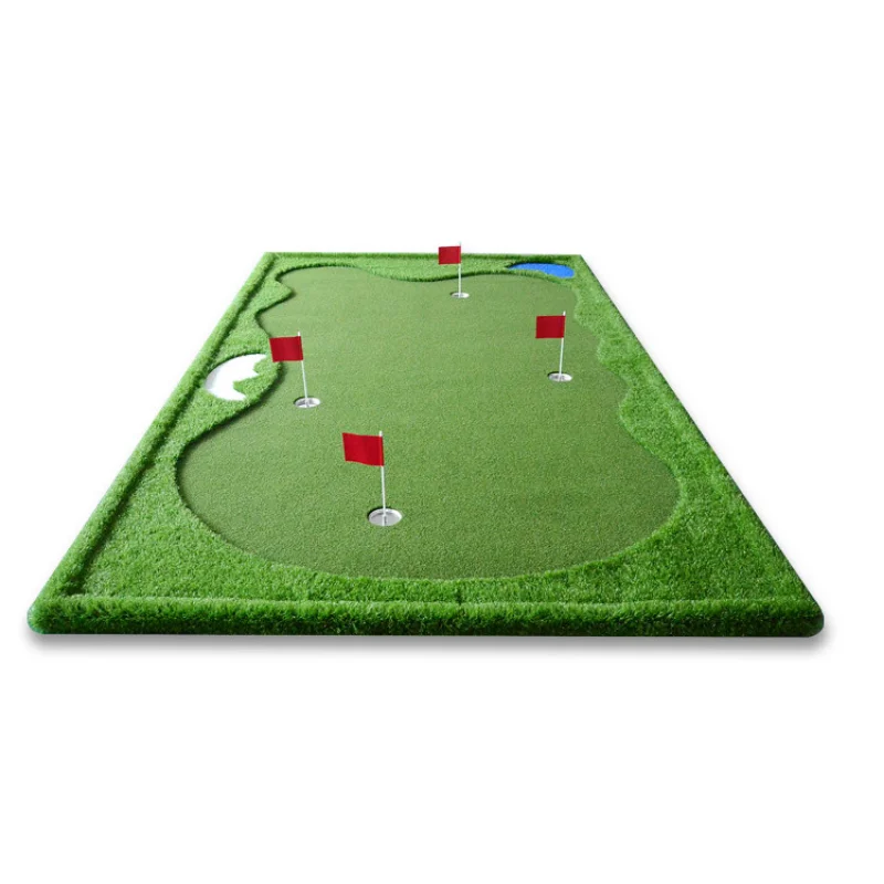 Portable Golf Putting Green Golf Mat Putting Anti-Water Rubber Mat for Mini Golf Course Use