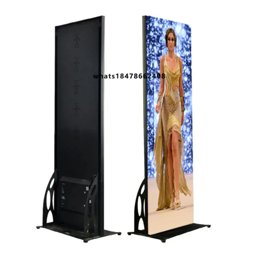 Factory price P1.53 P2 P2.5 P3 Outdoor commercial LED display full color floor-to-ceiling LED poster screen