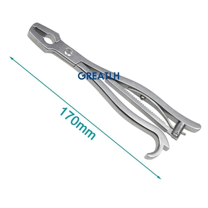 Orthopedic Sciatic Reduction Forceps Stainless Steel Multi Tooth Bone Biting Forceps Orthopedic Instrument