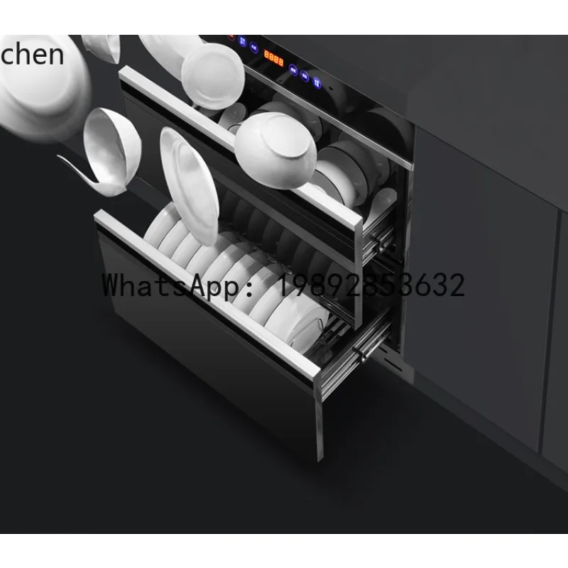 AB  integrated single-eye stove apartment household 50 concave pure induction cooker steam oven disinfection