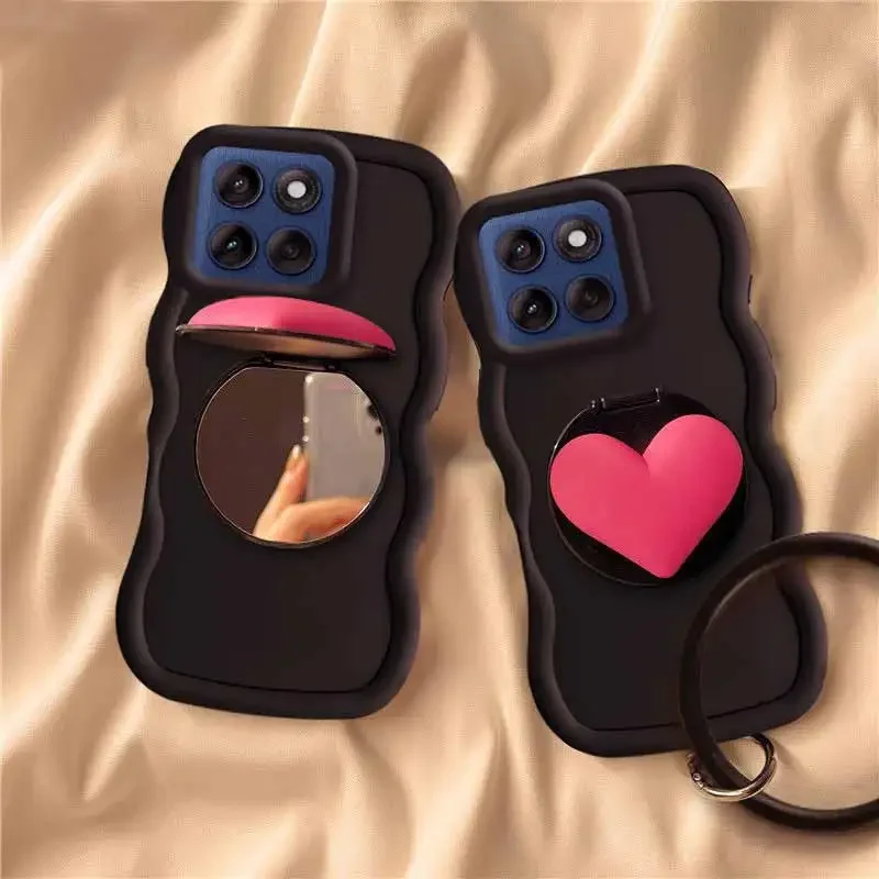 G15 Brown bear Wavy Shape Silicone Phone Case For Motorola G30 G24 G05 G04S G04 G10 G14 G34 G05 G35 G32 G13 G25 G23 G20 Cover