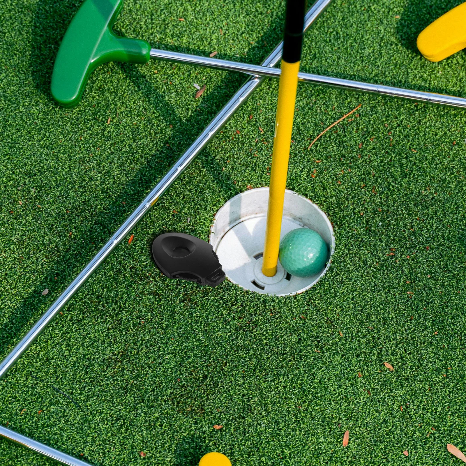 

Golf Score Counter Portable Scoring Device Coarse Teeth Black Plastic Iron Golfing Accessories Tools For Golf Training