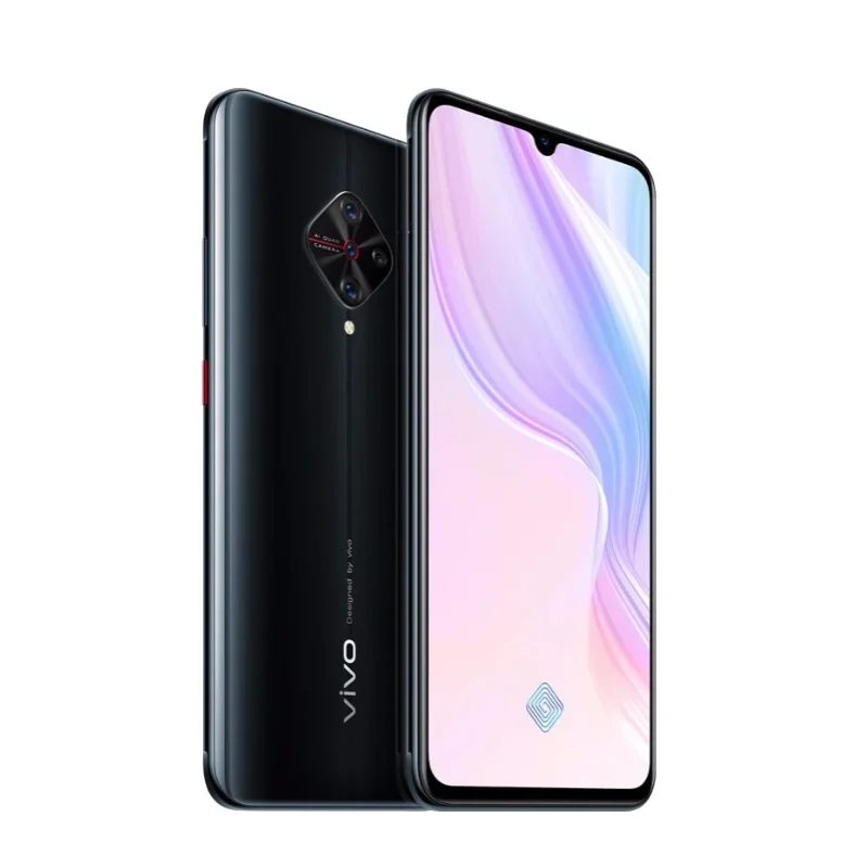 VIVO Y9S โทรศัพท์มือถือ4G เฟิร์มแวร์ทั่วโลก Snapdragon 665 Android 9.0 6.38 "2340x1080ลายนิ้วมือ5กล้องมาร์ทโฟน