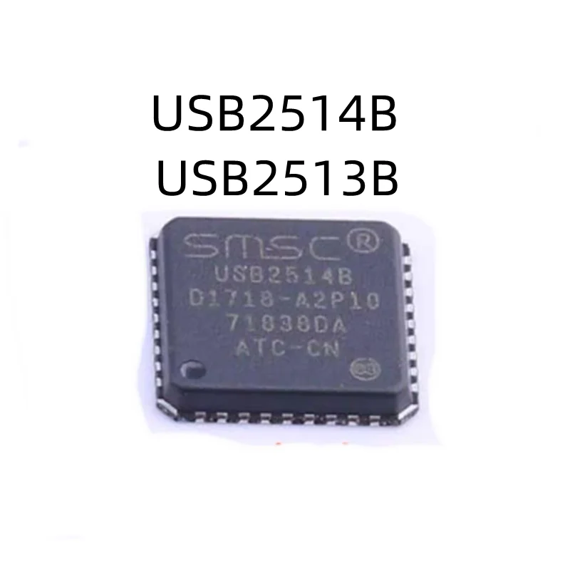 

5Pcs/Lot USB2513B USB2514B USB2240-06 USB2513B-AEZG USB2514B-AEZG USB2240-AEZG-06 QFN New Chip