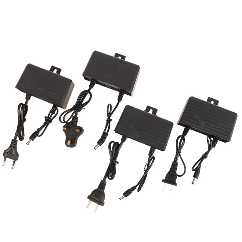 Adaptateur d'Alimentation pour Caméra CCTV Extérieure, Pipeline 12V, 2000MA, Prise de Charge Étanche, permission, 1 Pièce
