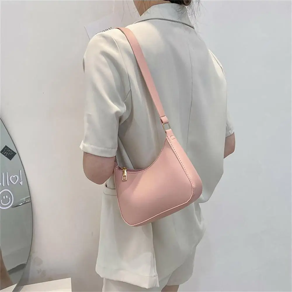 Bolsos de hombro de cuero PU para mujer, bolsos de mensajero, bolsos de hombro para las axilas, bolsos de compras casuales, moda de verano