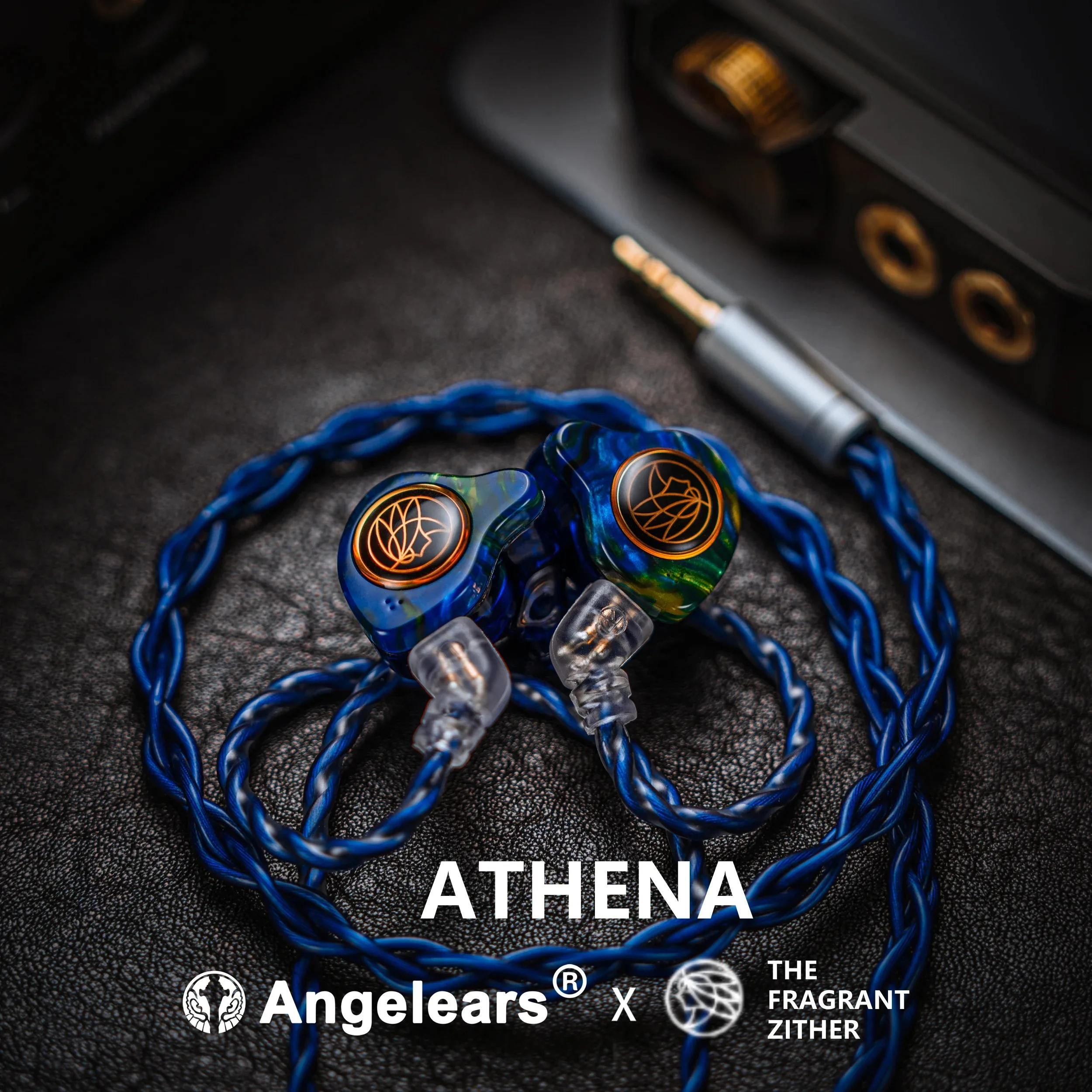 Angelears X TFZ Athena Edition ไดร์เวอร์แบบไดนามิกหูฟังชนิดใส่ในหูหูฟังแบบมีสายพร้อมสาย 3.5 มม. 0.78