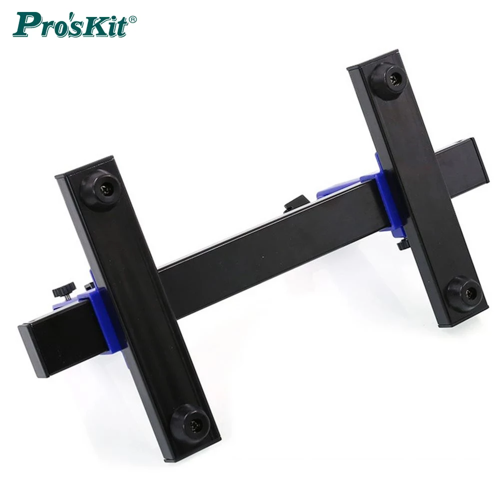 Pro'sKit-Soporte de abrazadera de soldadura ajustable, accesorio de rotación de 360 grados, SN-390 PCB