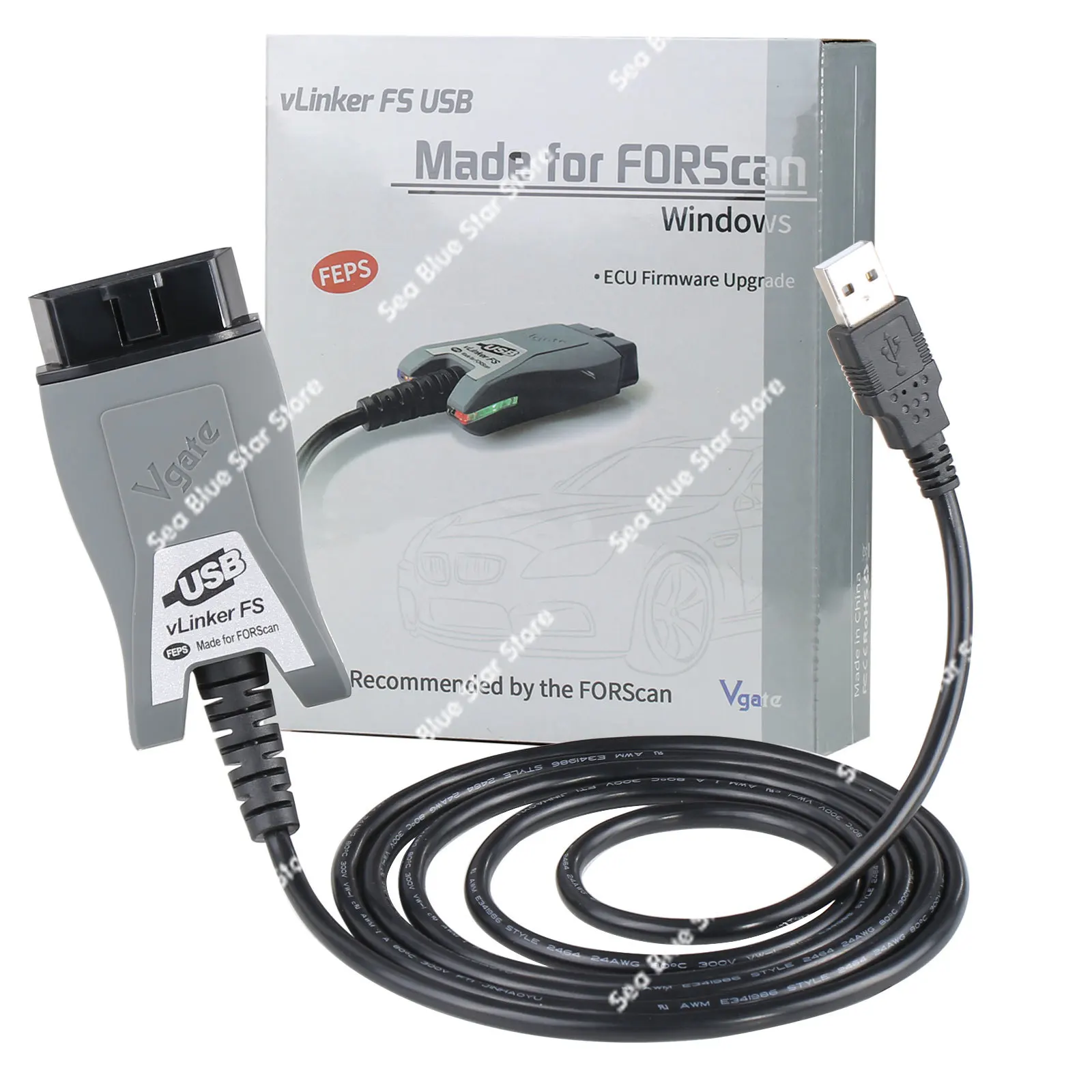 Vgate vLinker FS ELM327 For Ford FORScan HS/MS-CAN Ford Mazda