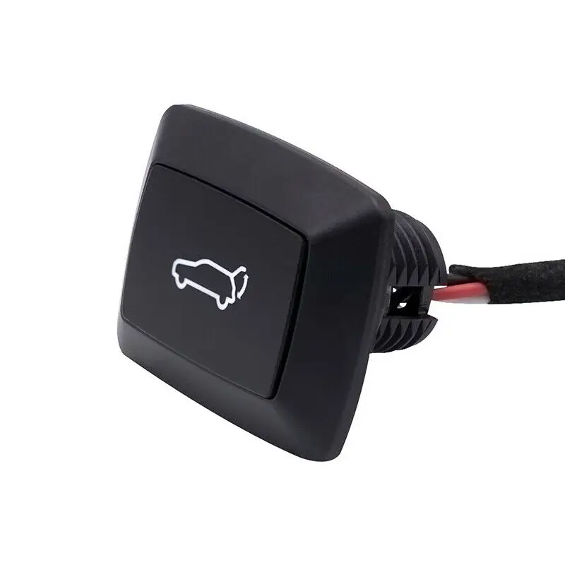 Open close car Switch Trunk Door Electric Lock Rear Tailgate Vehicle 12V 39.6*29.6*26.1MM ABS Button Red Light