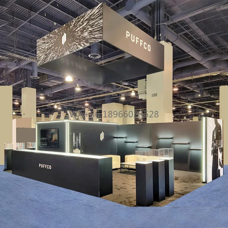 Portable Trade Show Booth Tradeshow Booth Display Aluminium Backlit Modular Exhibition Booth Fair Stall