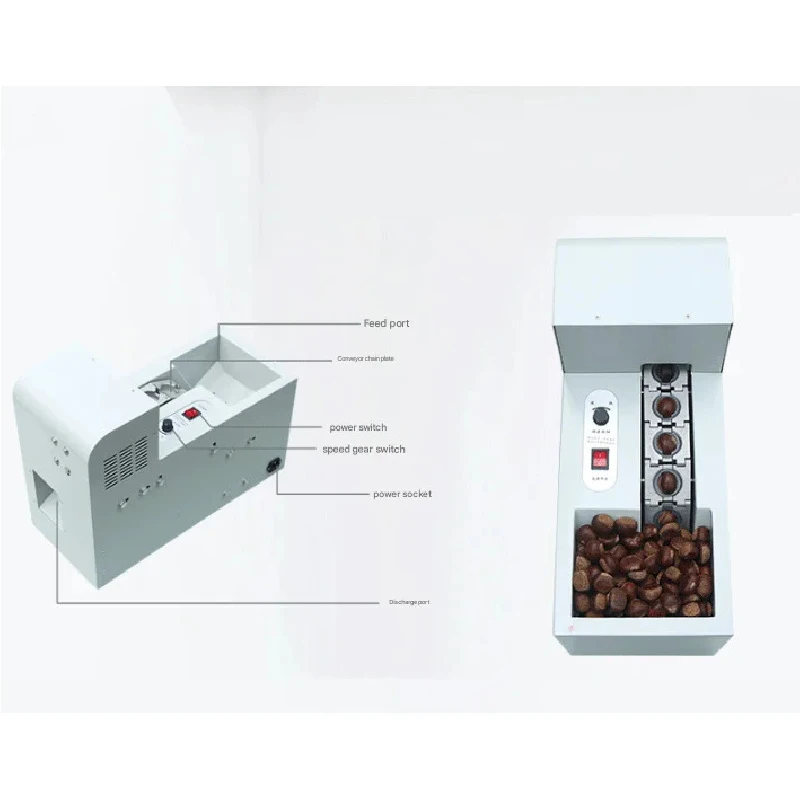Fully Automatic Opening Slitting Commercial Sugar-Roasted Chtnut Hine