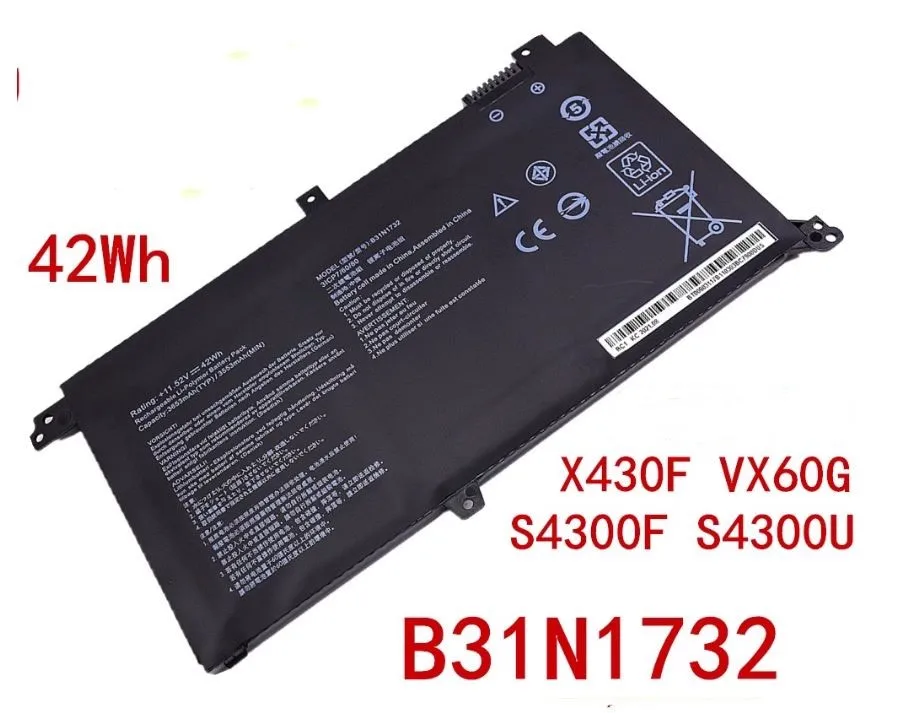 new for asus S4300U/UN S4300F/FN VX60G B31N1732