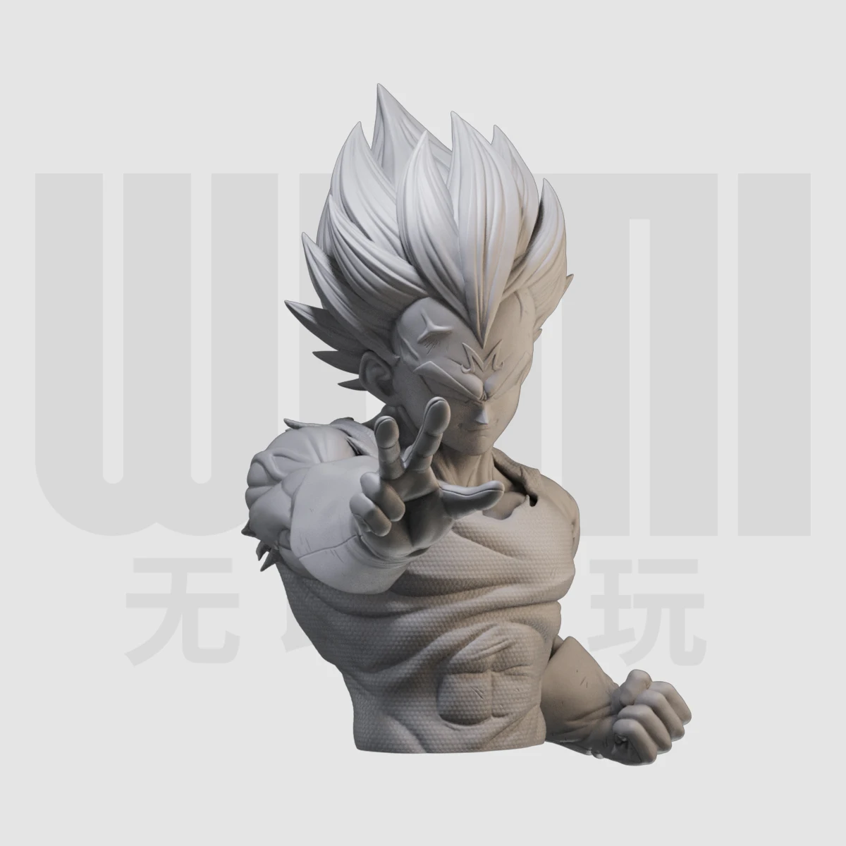 1/10 bust GK resin white mold figure model