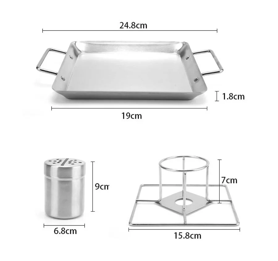 Soporte para lata de cerveza para barbacoa, parrilla para pollo al aire libre, sartén antiadherente para barbacoa, herramientas para pato, accesorios de acero inoxidable