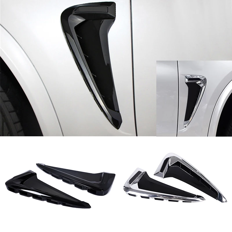 

For BMW X5 F15 2014-2018 2pcs Car Side Wing Air Flow Intake Vent Cover Trim Car Interior Accessories Car Interior Supplies