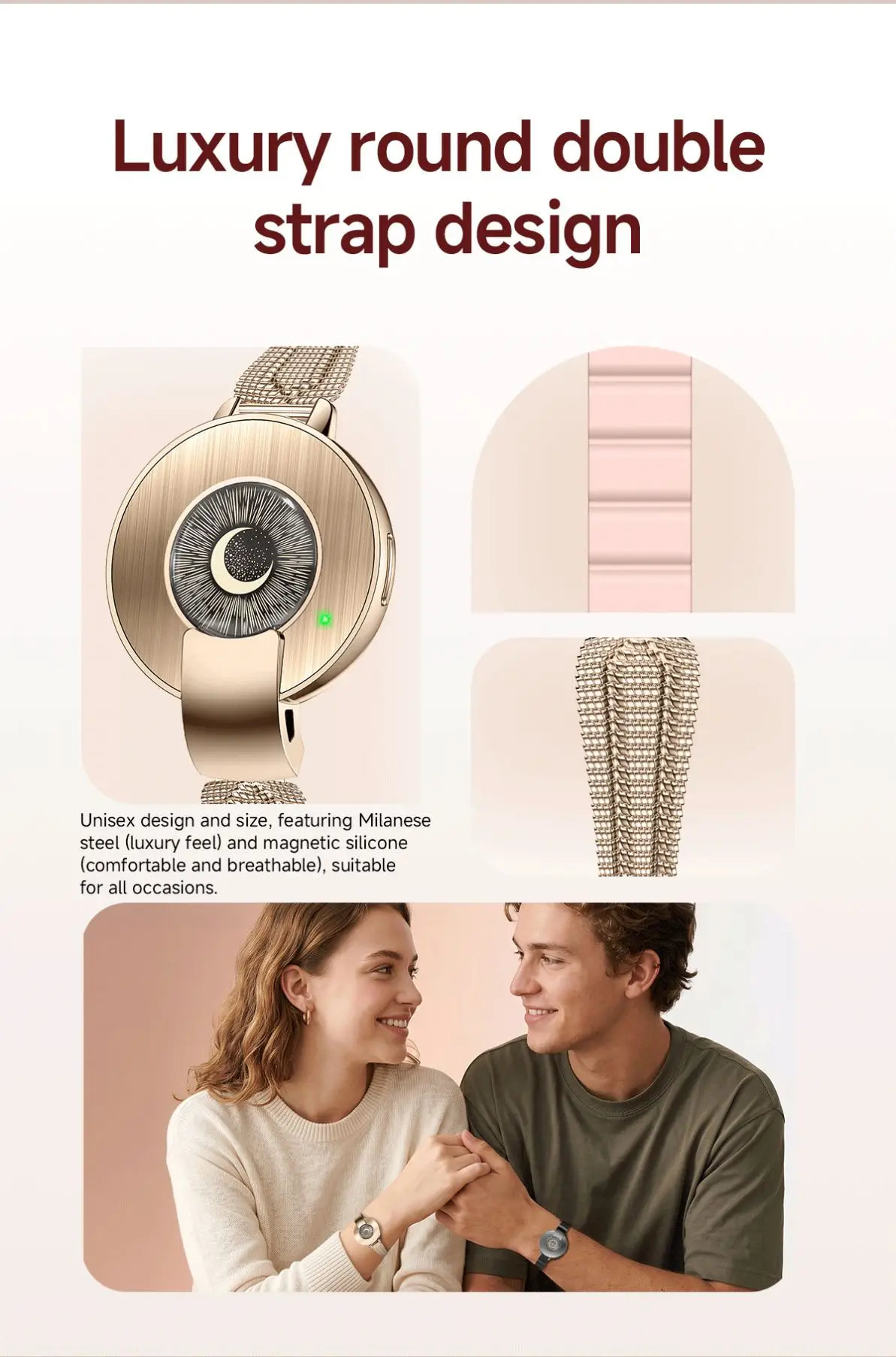 DS12 Long Distance Touch Bracelets Android Smart Pedometer Accelerometer Vibration Light Love Jewelry for Couples Pairing