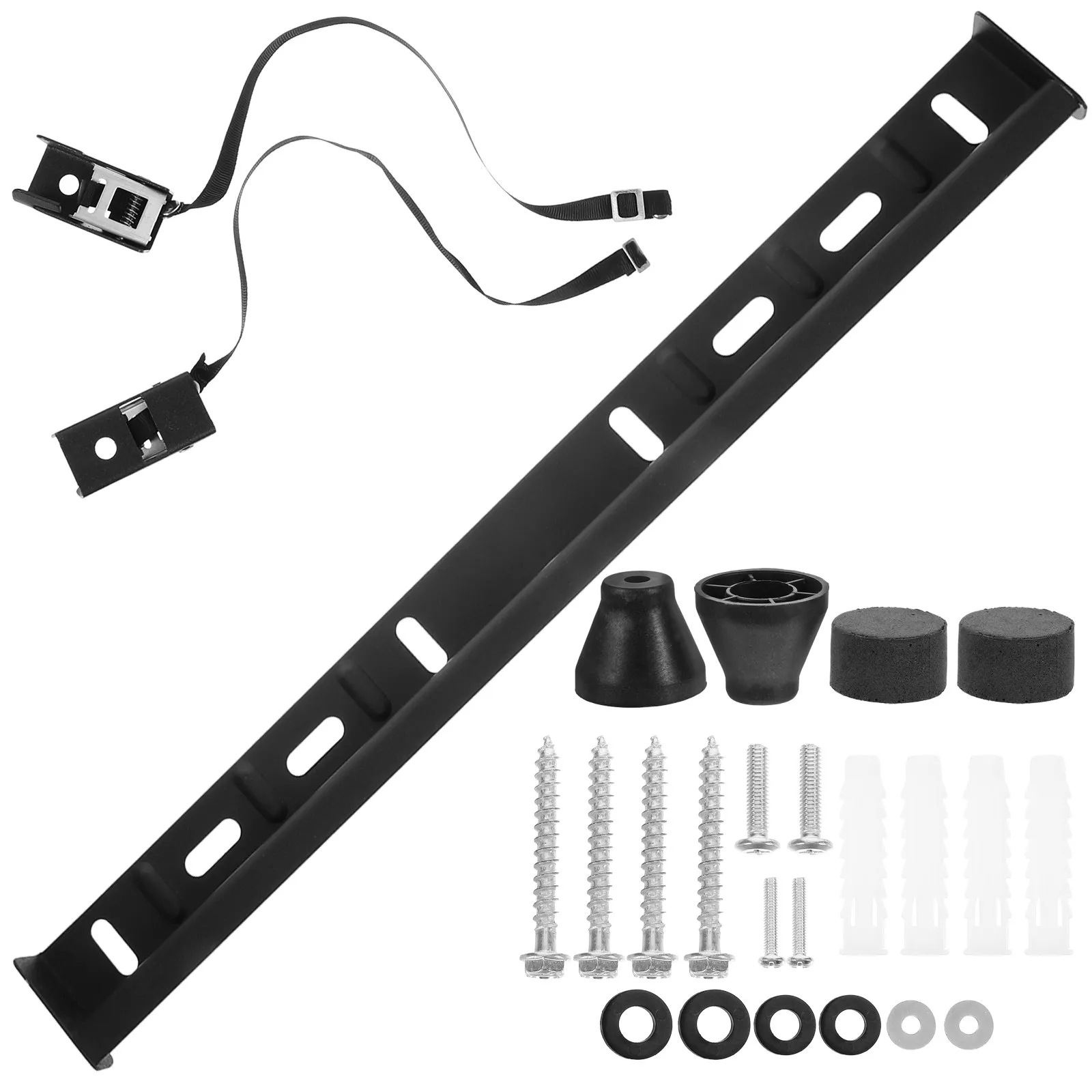 1Set No Punching TV Wall Mount Studless L-Shaped Mechanical Bracket for 32-65 Inch LCD Tvs Sponge Pad Renter Friendly TV Wall