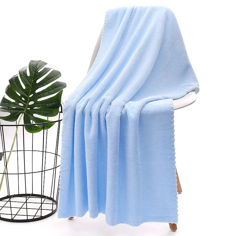 

1pcs Coral Velvet Towel Soft and Skin-friendly Comfortable Touch High Value Not Easy to Fall out of the Hair, Not Pilling