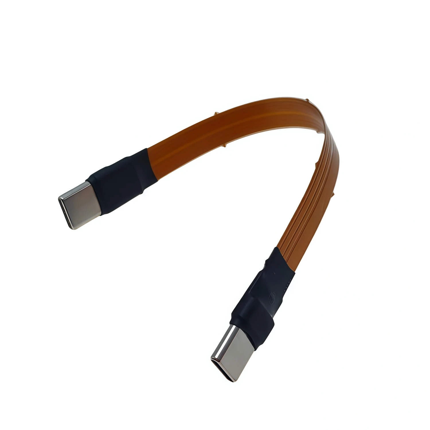 14CM USB4 Male Full Function PD240W Dual TYPE-C Male To Male FPC Soft Cable Flat Cable Thunderbolt 40GB 2025 New
