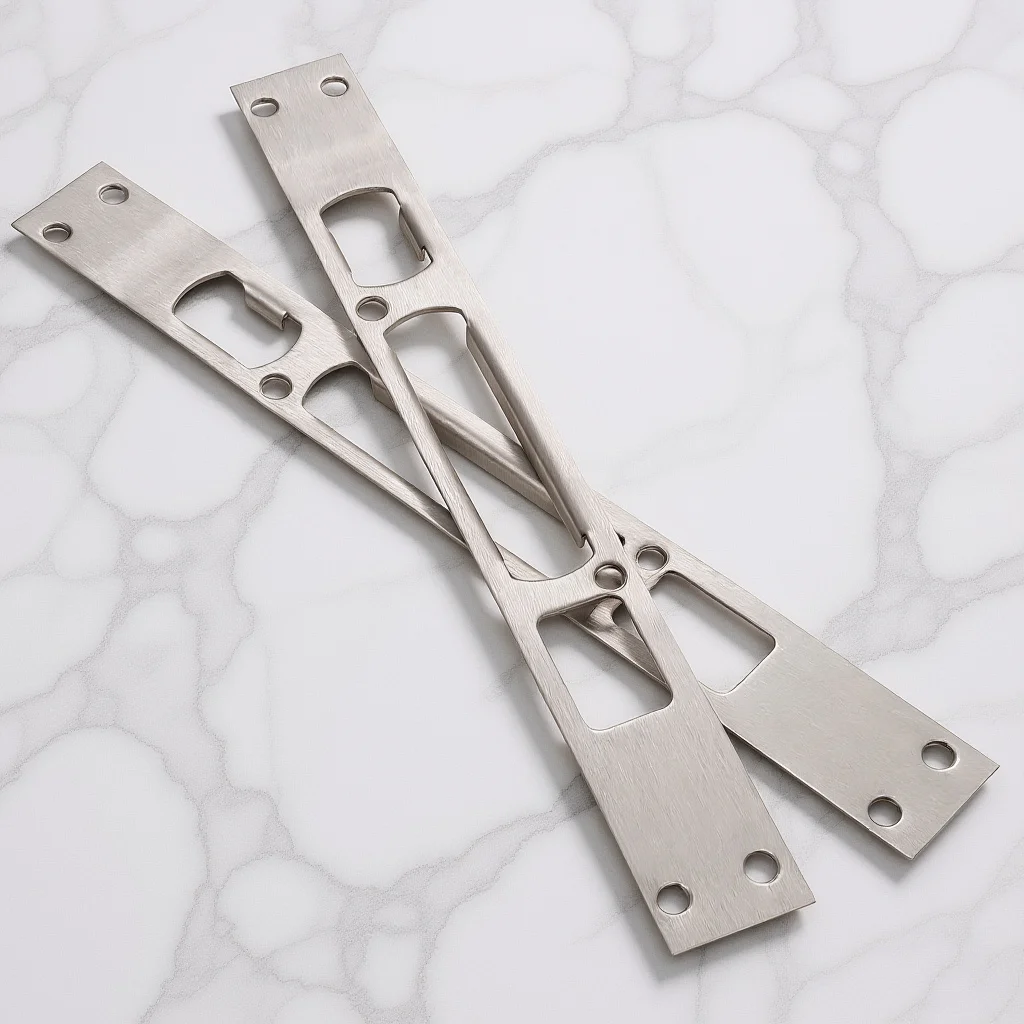 2 Stuks Zware Deurslot Versterking Plaat Roestvrij Beveiliging Upgrade voor Deur Frame Lange Strike Plaat Installatie