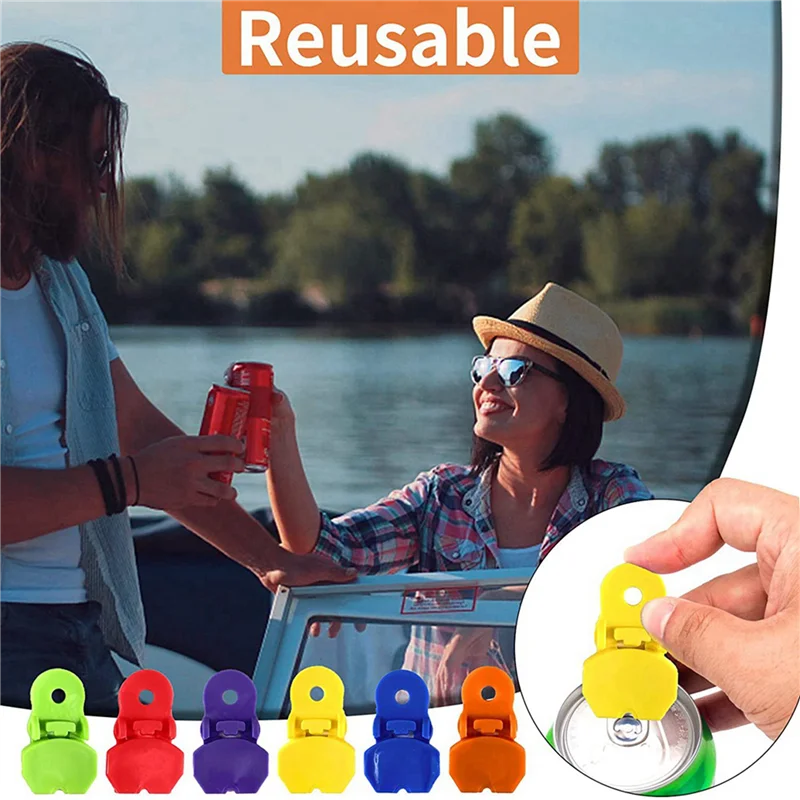 BAAG-36 stuks kleur handmatige eenvoudige blikopener, premium plastic schilden tabopeners, lekvrije frisdrankblikjes deksels frisdrankblikje deksel