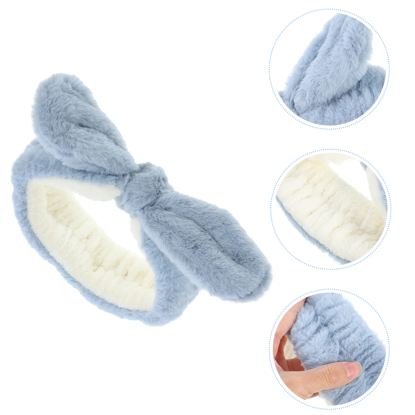

1pcs Rabbit Ear Headband For Women Face Washing Make Up Skin Care Spa Hair Band Shower Headbands Facial Hair Accessories