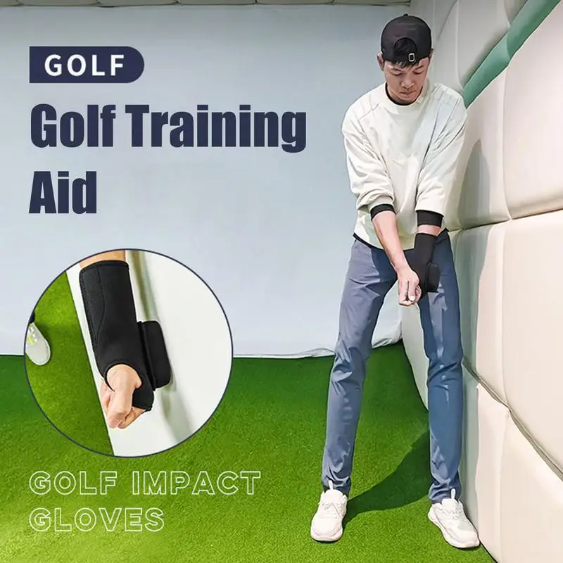 Golf Wrist Corrector Impact Resistant Wrist Protector Correct Swing Gesture Golf Supplies Built-In Sponge Filling Wrist