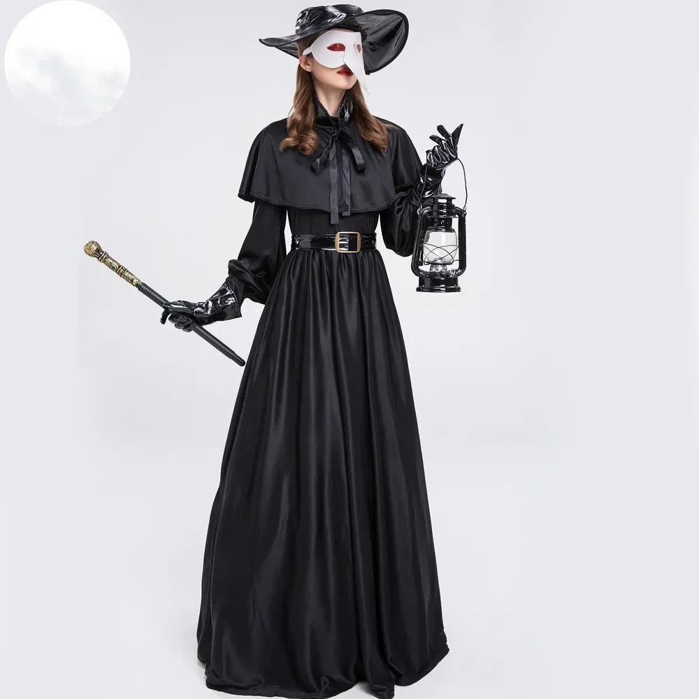 

Halloween Medieval Punk Doctor Dark Dungeon Plague Doctor Cosplay Costume