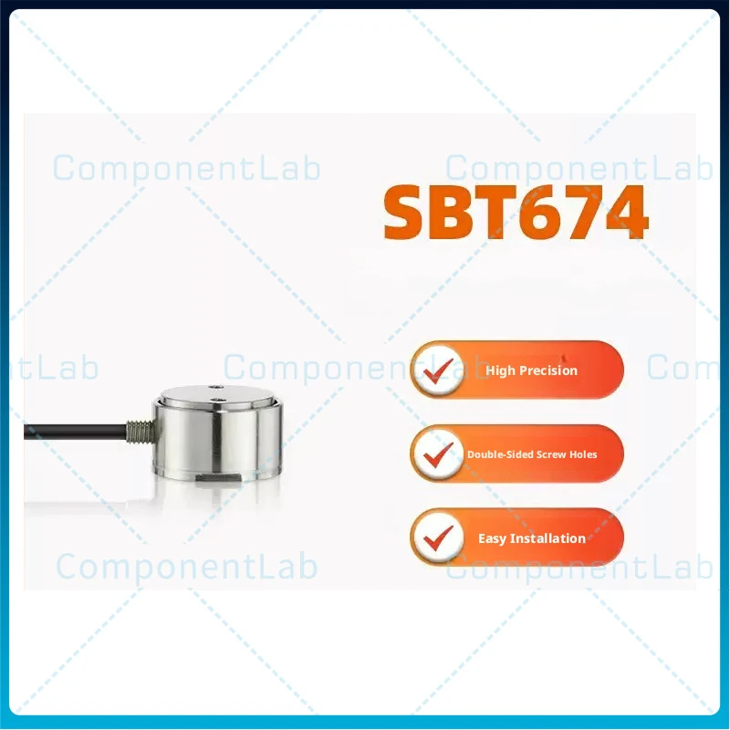 SBT674 Strain Gauge Mini Load Cell Tension Compression Dual Purpose Force Measuring Sensor For SIMBATOUCH