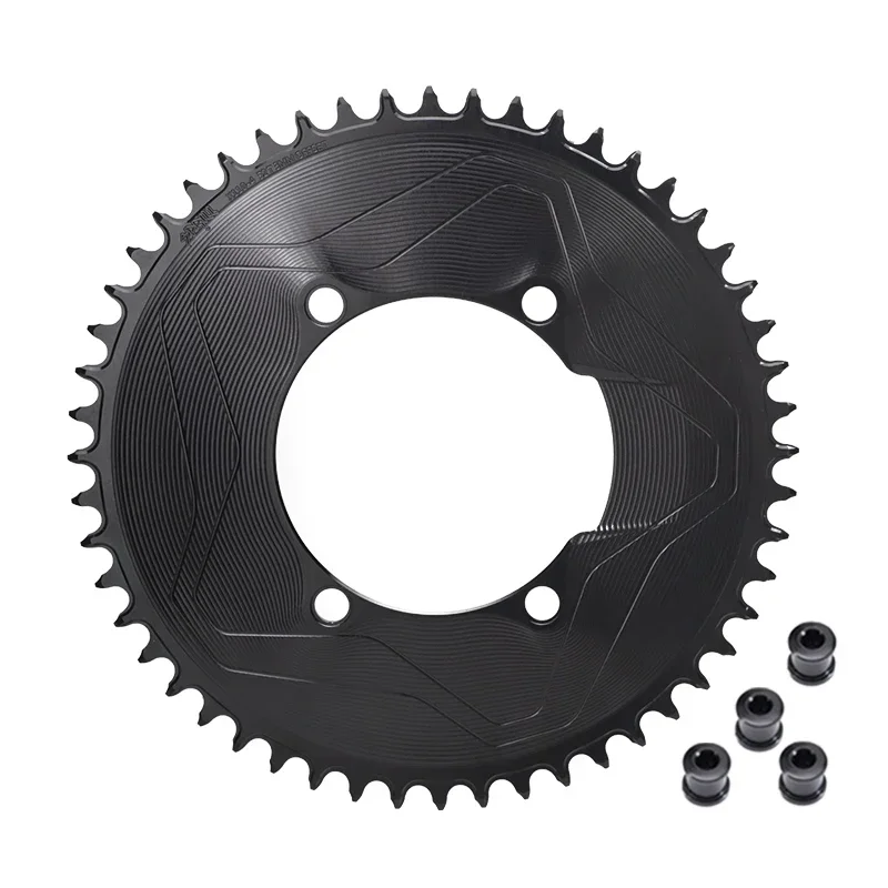 PASS QUEST 110bcd chainring 3mm offset bike chainring narrow wide single Chain ring For shimano 4700 5800 6800 monoplate