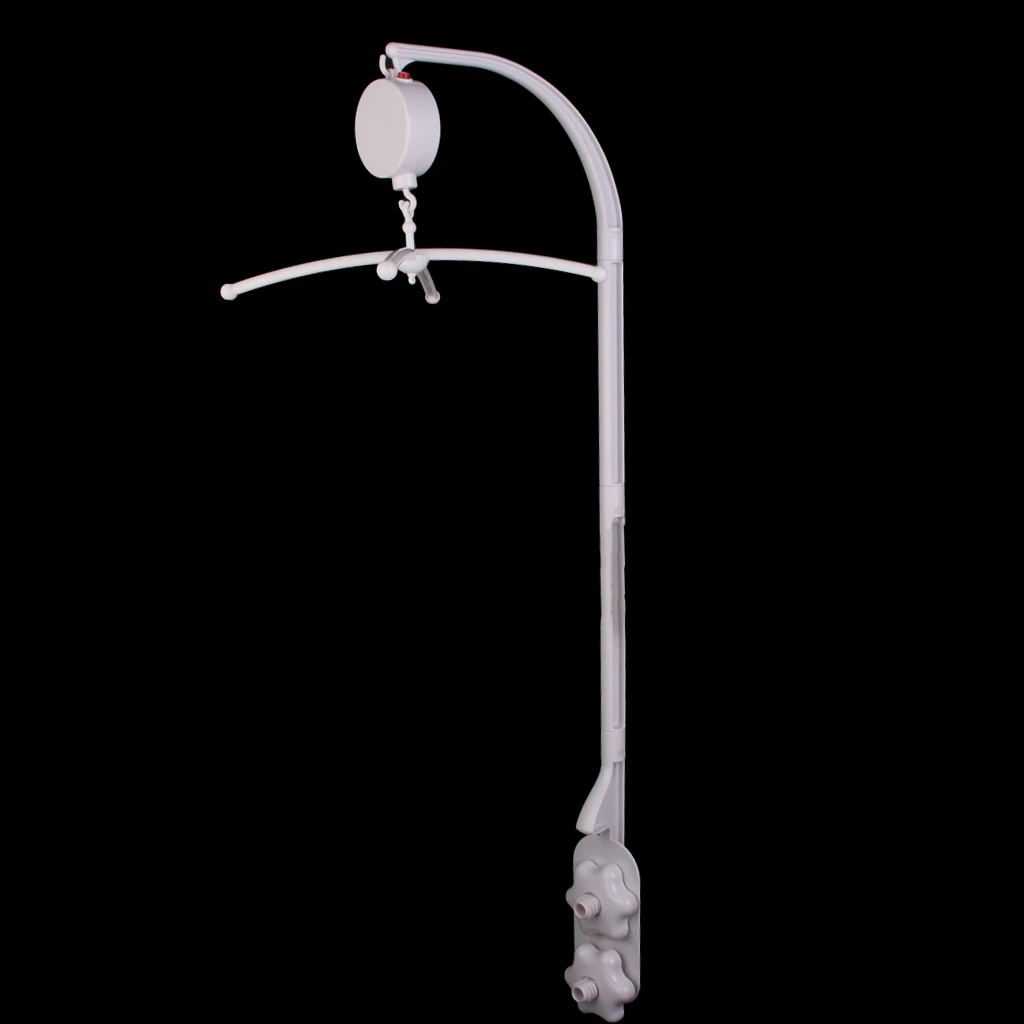 กล่องดนตรีติดเตียงเด็ก ของเล่นพลาสติก พร้อมไฟและเสียงเพลง สำหรับอุปกรณ์เสริมติดเตียงเด็ก