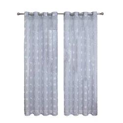 (5) Customized Light-transmitting Vortex Curtains for Bedroom and Living Room Bay Windows