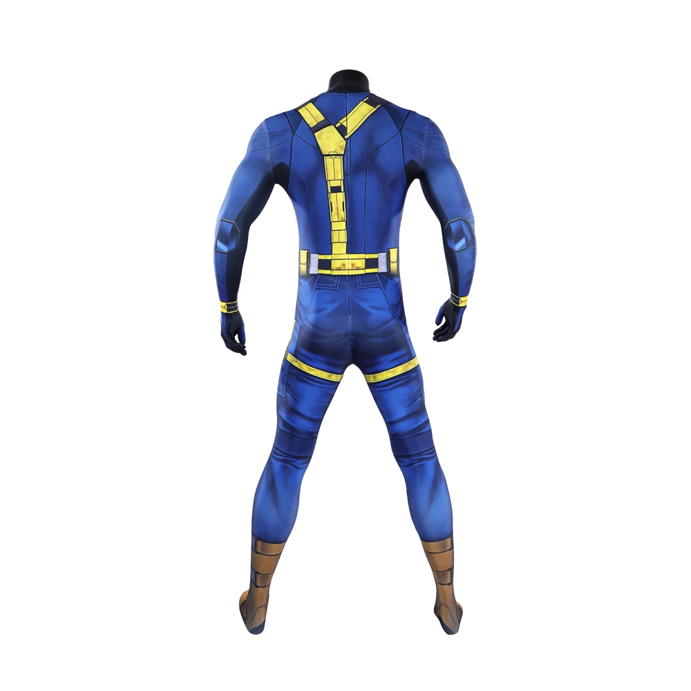 Superhero Scott Summers Cosplay Jumpsuit 3D Printing Costume Halloween Carnival Party Suit view 5
