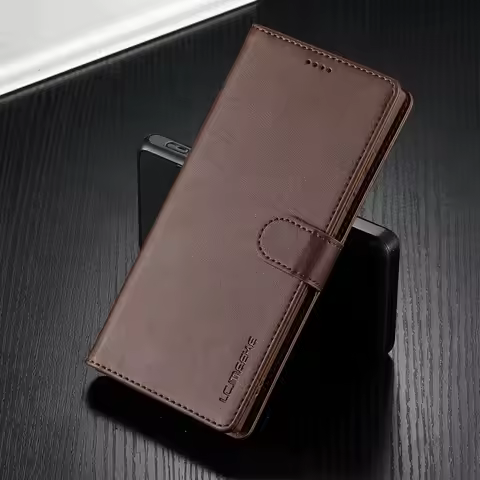 Flip Case for Samsung Galaxy S25 Ultra Case Leather Wallet Card Holder Case for Samsung S20 S21 S23 S24 FE S22 Plus Ultra Cover