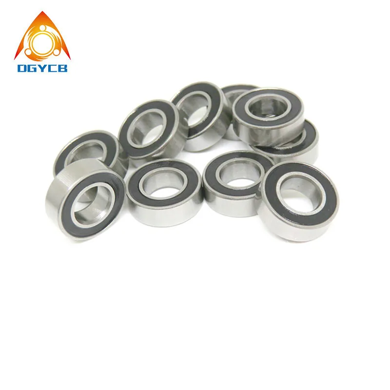 10pcs Deep Groove Ball Bearing 6x12x4 SMR126 2RS RC Bearing 6*12*4 Stainless Steel Bearing SMR95 SMR104 SMR106 SMR128 SMR148 2RS