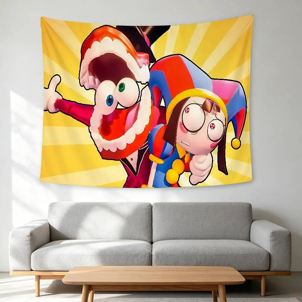 The C-Circus Wall Hanging Tapestry Wall Hanging Psychedelic Hippie Tapestry Bedroom Decoration