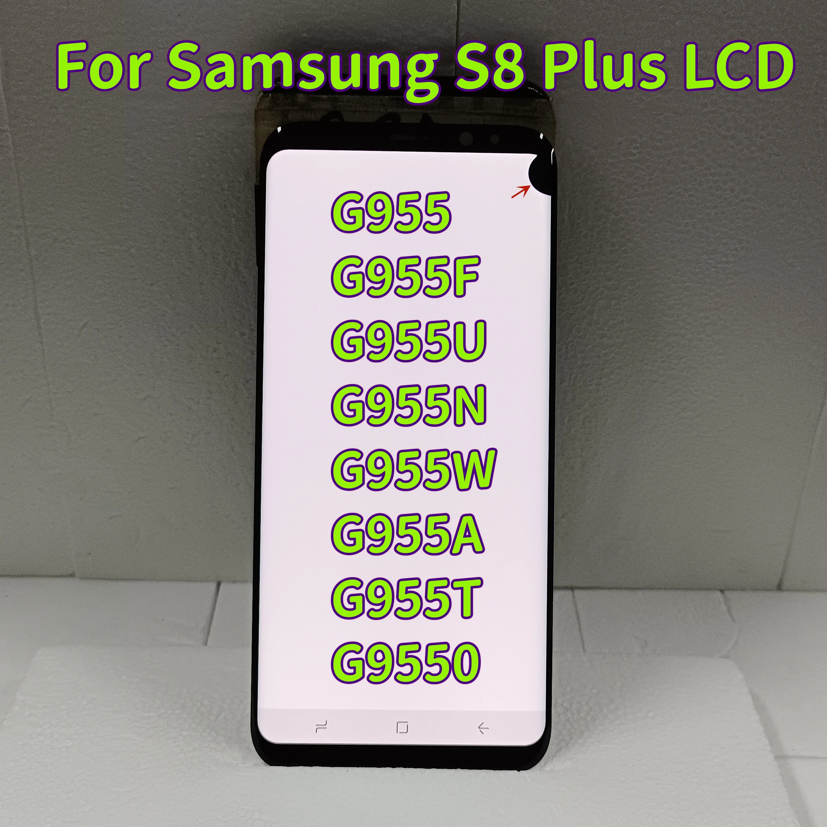 S8+ For Samsung Galaxy S8 Plus G955 G955A G955U G955N G9550 LCD Display S8plus Touch Screen Digitizer Assembly Replacement