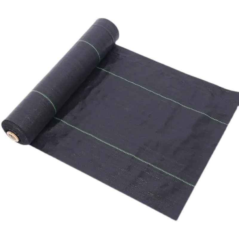 Tela tejida para control de malas hierbas, tela para barrera de malas hierbas, resistente, estera antideslizante para exteriores, cubierta protectora para plantas, control de malas hierbas y plagas
