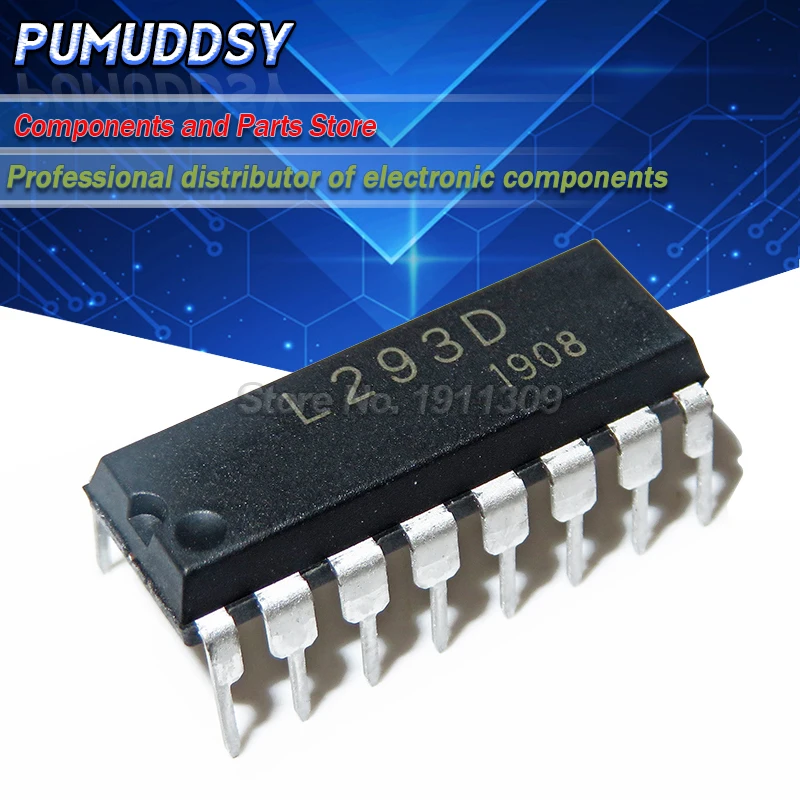 5PCS L293D L293 DIP stepper motor driver chip IC