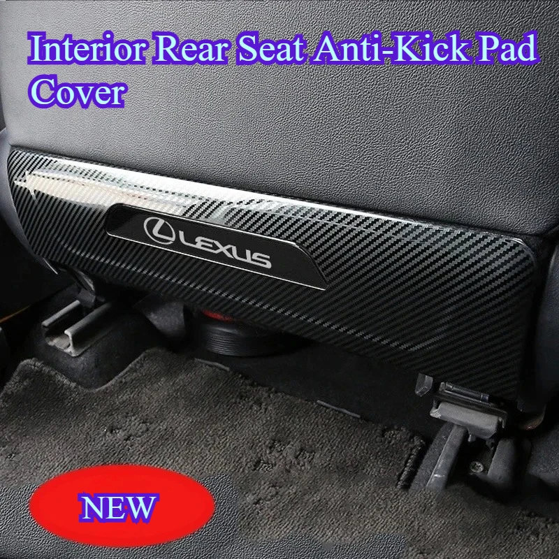Cubierta de almohadilla antipatadas para asiento trasero Interior, accesorios de coche, Interior para Lexus ES UX CT RX NX