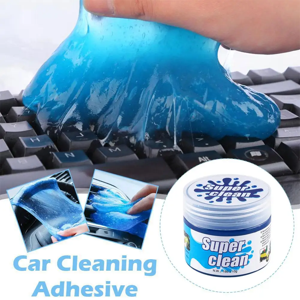5PCS Car Cleaning Gel Reusable Dust Cleaning Putty Super Clean Gel for Car Interior Keyboard Air Vent Dashboard Detail Cleaning