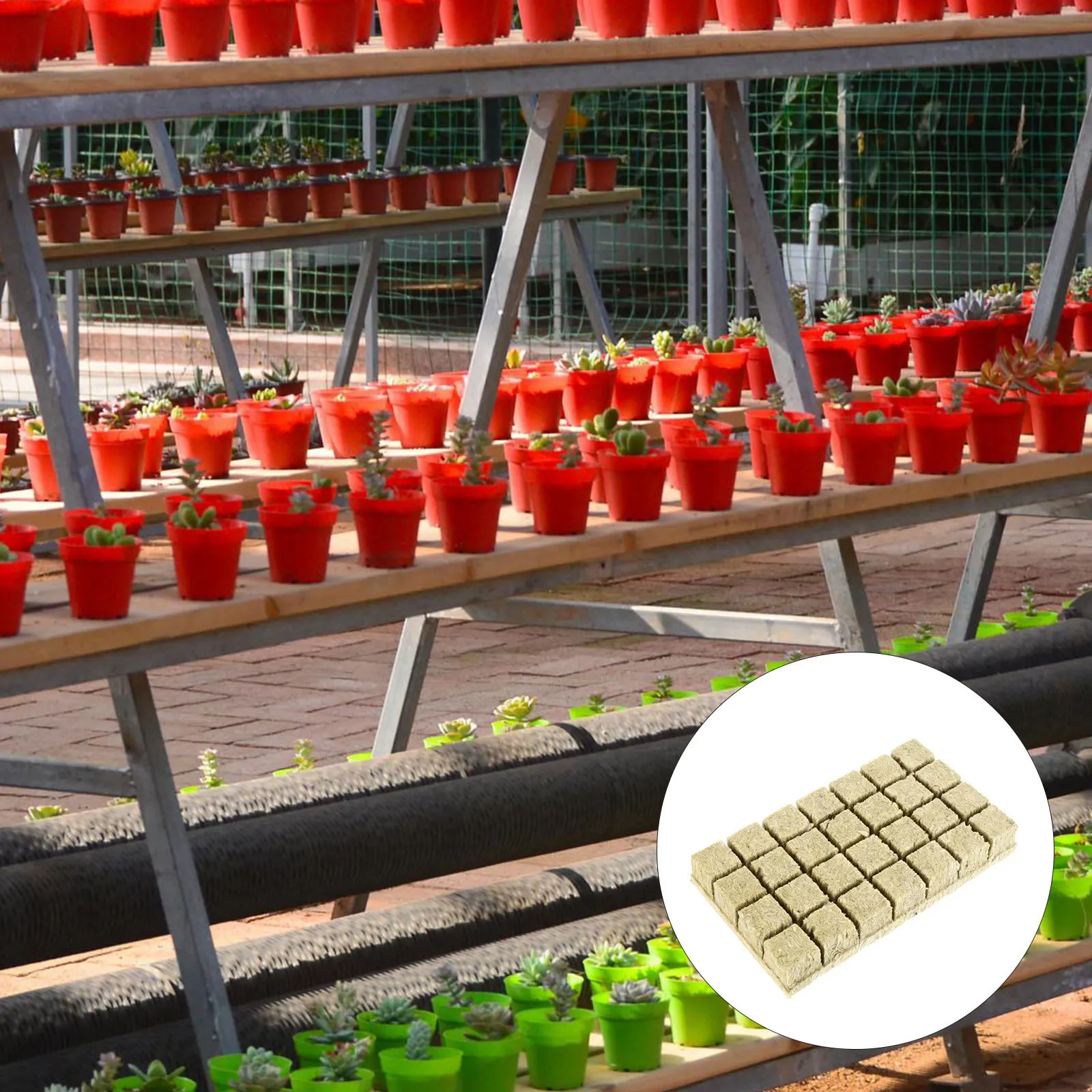 

28pcs Matrix Cotton Plug Nutrient Block For Seedlings Soilless Cultivation Garden Planting Supplies Peat Moss Growing Medium
